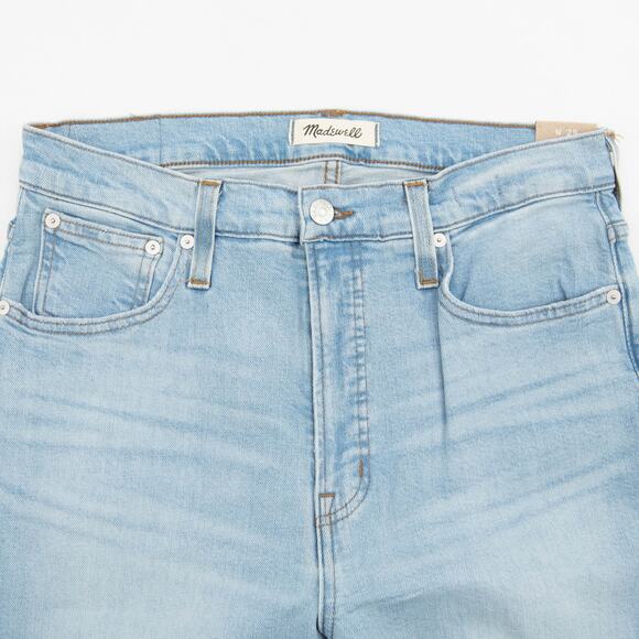 Madewell The Perfect Vintage Straight Danby Knee-Rip Edition Jeans Size 29 - Picture 4 of 16